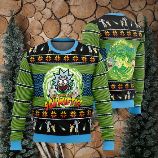 Let’s Get Schwifty! Rick and Morty Ugly Christmas Sweater