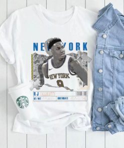 RJ Barrett number 9 New York Knicks basketball player paper poster shirt