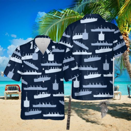 RMS Titanic Silhouette Aloha Short Sleeve 3D Printed Hawaiian Shirt For Men And Women