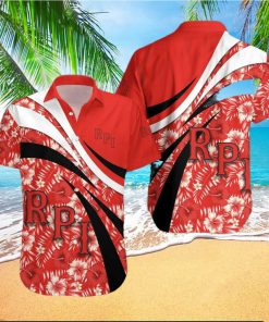 RPI Engineers 3D Hawaiian Shirt Hibiscus Sport Style NCAA Summer Beach For Fans Gift