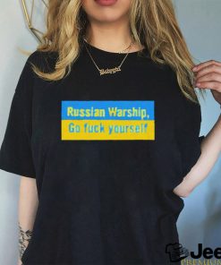 RUSSIAN WARSHIP GO F YOURSELF SHIRT TEE SHIRT