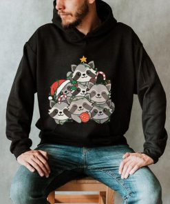 Raccoon Christmas Tree Funny Animal Christmas Unisex Shirt