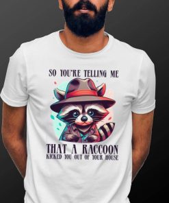 Raccoon The Detective Funny T shirt