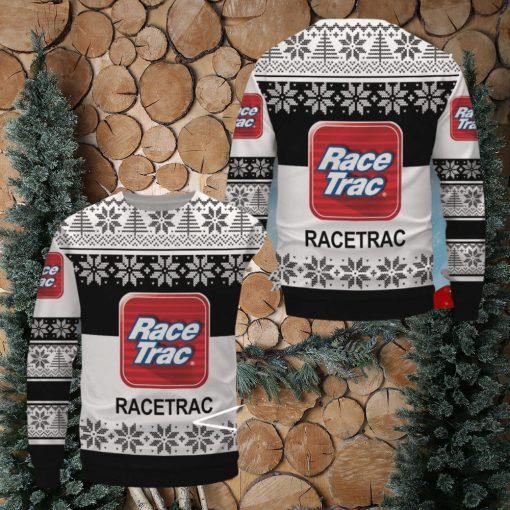 RaceTrac Ugly Christmas Sweater, Xmas Gift Ideas For Fans Uniform