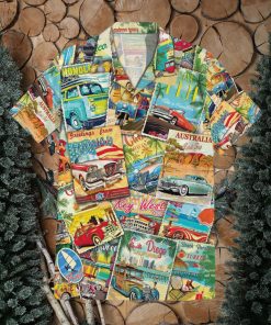 Racing Collage Hawaiian Shirt
