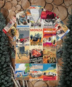 Racing Collage Summer Hawaiian Shirt