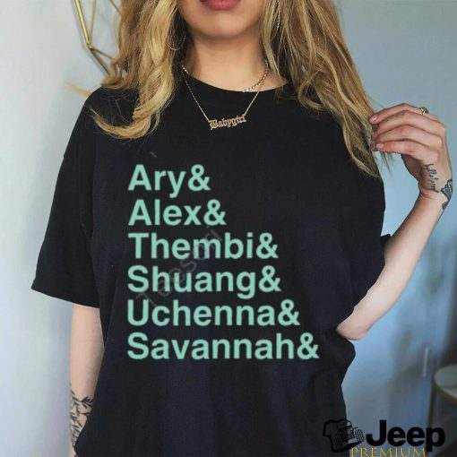 Racing Louisville Fc Ary Alex Thembi Shuang Uchenna Savannah Tee Shirt