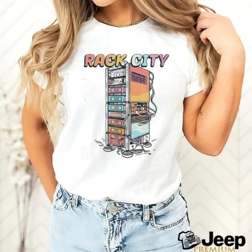 Rack City Network Server Rack Network Engineer Homelab Shirt