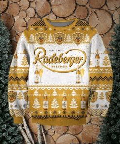 Radeberger Pilsner Beer Ugly Christmas Sweater 3D Gift For Men And Women