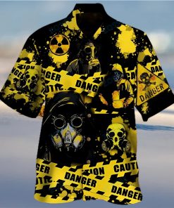 Radiation Totally Rad Yellow Awesome Design Unisex Hawaiian Shirt