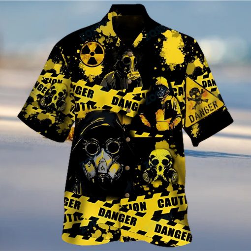 Radiation Totally Rad Yellow Awesome Design Unisex Hawaiian Shirt