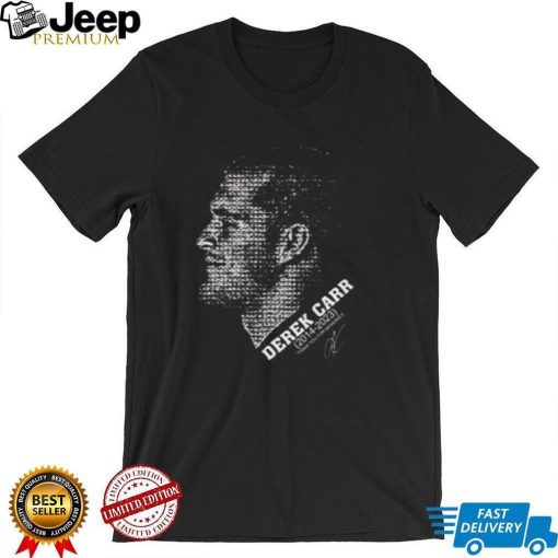 Raiders Derek Carr Thank You For Memories Signature T Shirt