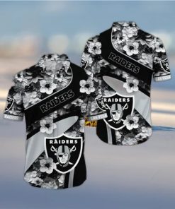 Raiders Hawaiian Shirt Skull And Flower For Those Who Love To Stand Out