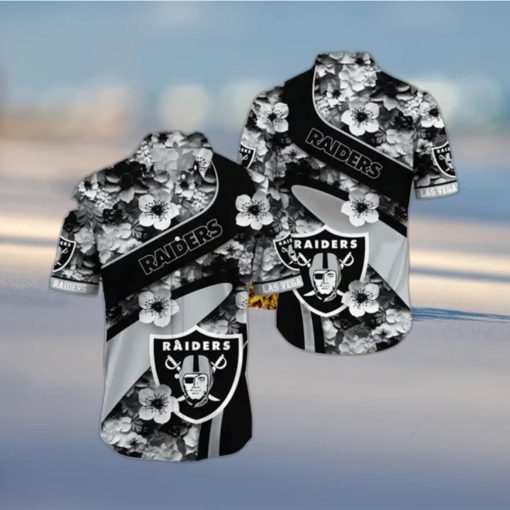 Raiders Hawaiian Shirt Skull And Flower For Those Who Love To Stand Out