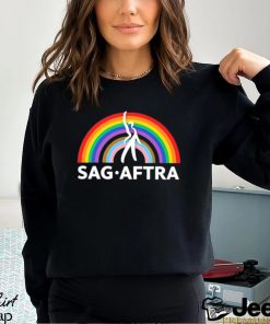 Rainbow sag aftra T shirts