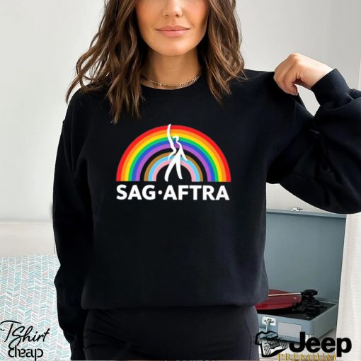 Rainbow sag aftra T shirts