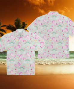 Rainbow unicorn hawaiian shirt