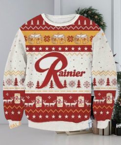 Rainier Beer Ugly Christmas 3D Sweater, Friends Christmas Sweater