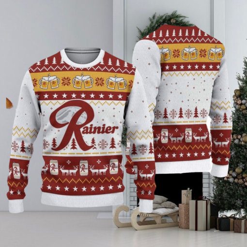 Rainier Beer Ugly Knitted Christmas Sweater