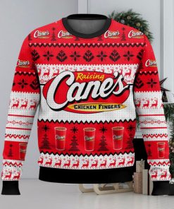 Raising Cane’s Ugly Christmas Sweater 2023 Christmas Gift 3D Sweater