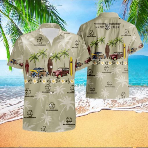 Rammstein Short Sleeve Aloha Hawaiian Shirt