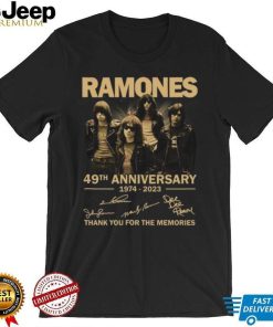 Ramones 49th Anniversary 1974 – 2023 Thank You For The Memories Shirt