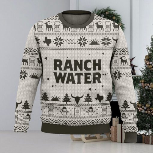 Ranch Water Seltzer Ugly Christmas Sweater 2023 Christmas Gift 3D Sweater