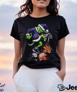 Ravens Shop The Grinch Baltimore Ravens Stomp On NFL Teams Christmas T Shirt