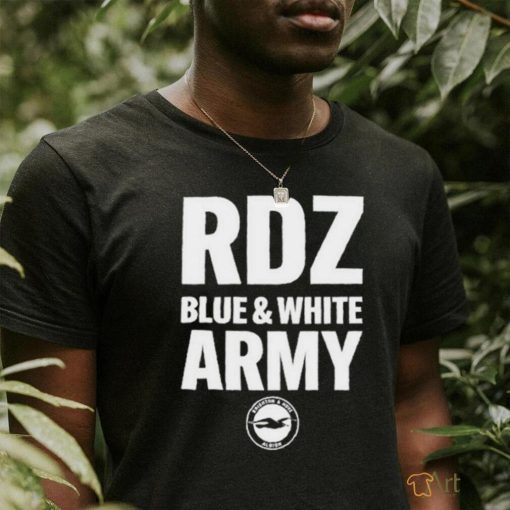 Rdz Blue White Army Shirt