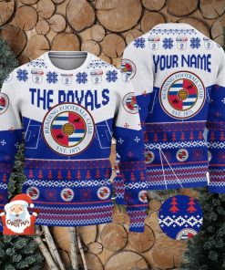 Reading F.C 3D Ugly Christmas Sweater Christmas Holiday Gift Custom Name For Men And Women