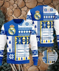 Real Madrid 3D Ugly Christmas Sweater