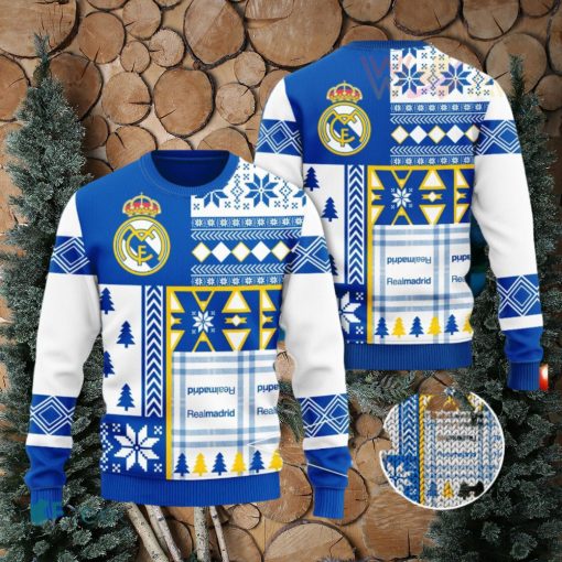 Real Madrid 3D Ugly Christmas Sweater