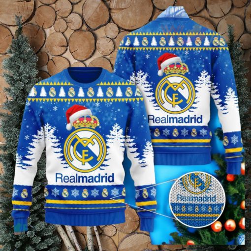 Real Madrid Christmas 3D Sweater