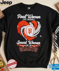 Real Women Love Baseball Smart Women Love The Giants 2023 Shirt