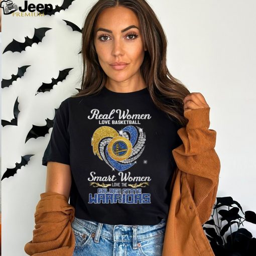 Real Women Love Basketball Smart Women Love The Golden State Warriors Classic T Shirt