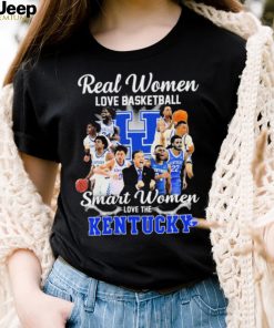 Real Women Love Basketball Smart Women Love The Kentucky Shirt