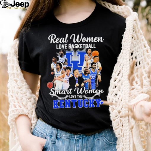 Real Women Love Basketball Smart Women Love The Kentucky Shirt