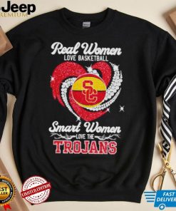 Real Women Love Basketball Smart Women Love The Trojans 2023 Shirt