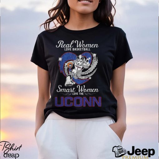 Real Women Love Basketball Smart Women Love The UCONN Shirt