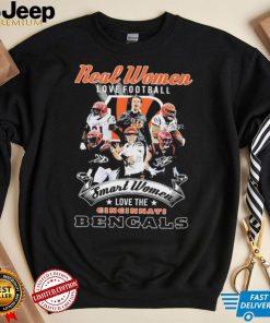 Real Women Love Football Smart Women Love The Cincinnati Bengals Shirt