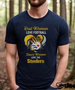 Real Women Love Football Smart Women Love The Steelers Diamond Heart 2023 shirt