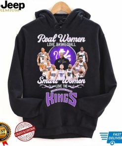 Real Women Love Football Teams Smart Women Love The Sacramento Kings Signature Shirt