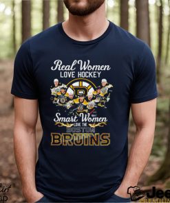 Real Women Love Hockey Smart Women Love The Boston Bruins 2023 signature shirt