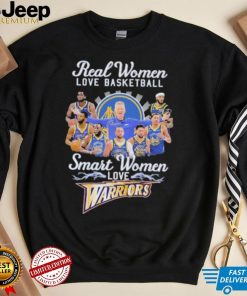 Real Women love Basketball Smart Women love the Warriors 2023 signatures shirt