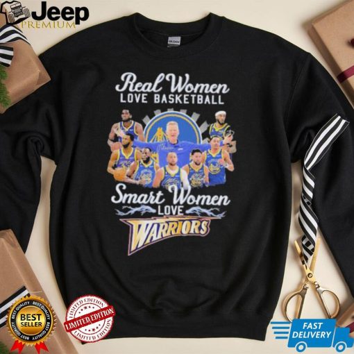 Real Women love Basketball Smart Women love the Warriors 2023 signatures shirt