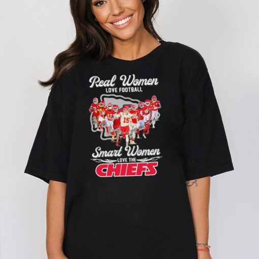 Real Women love Football Smart Women love the Kansas City Chiefs 2023 Signatures Shirt