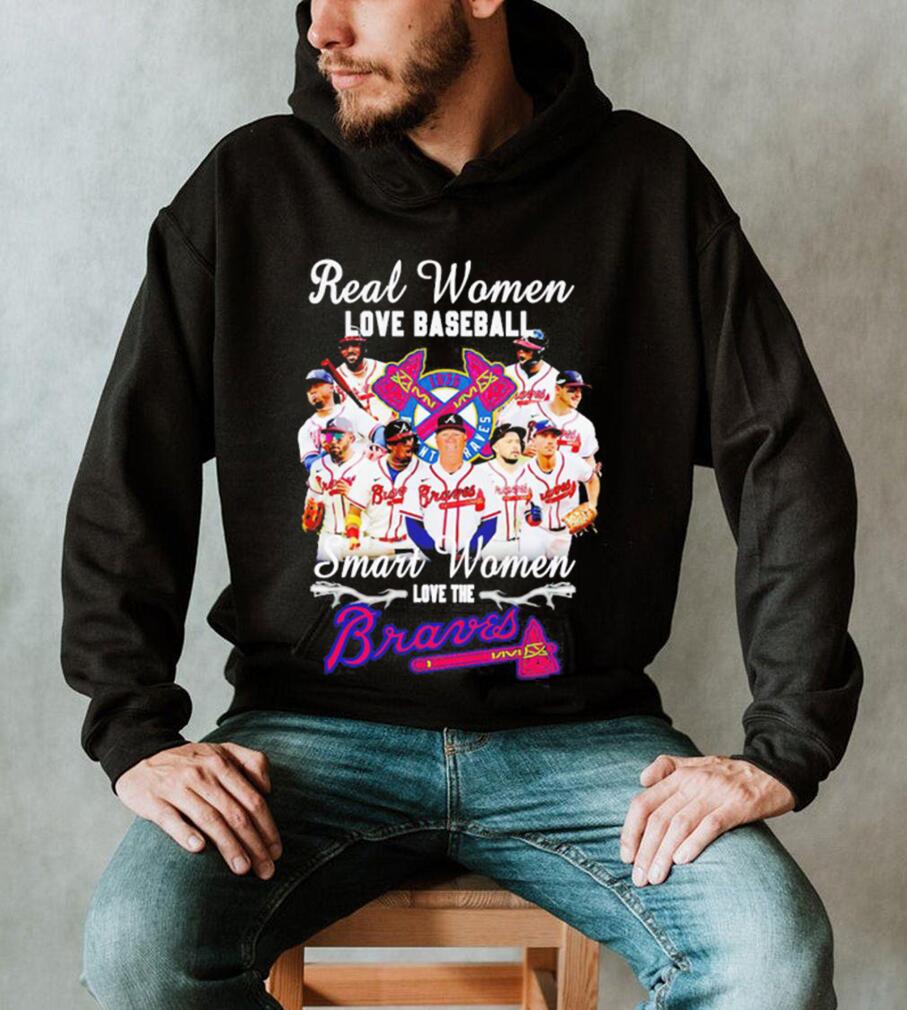 Real Women Love Baseball Smart The Braves Shirt ⋆ Vuccie