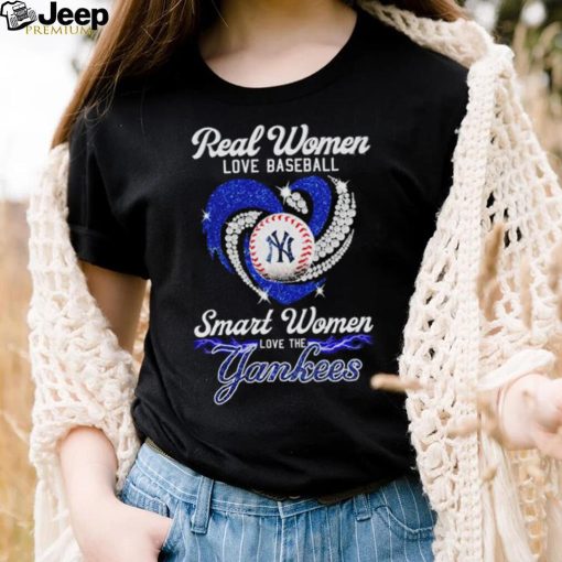 Real women love baseball smart women love the Yankess diamond 2023 shirt