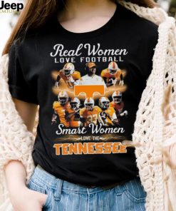 Real women love football smart women love tennessee volunteers 2023 shirt