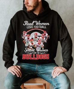 Real women love football smart women love the Georgia Bulldogs signature 2023 shirt